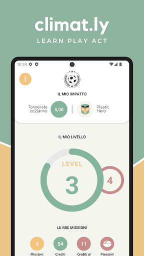 Android application Climat.ly - LEARN PLAY ACT screenshort