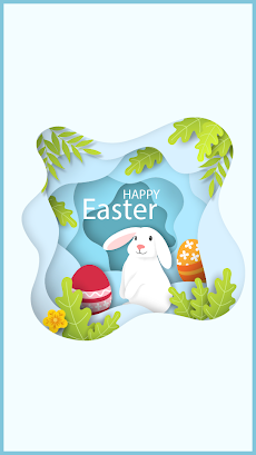 Adorable Happy Easter Stickersのおすすめ画像1