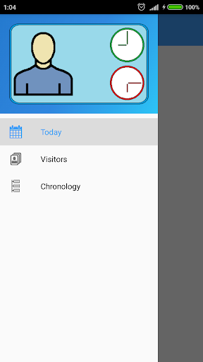 Android application Visitor Manager screenshort