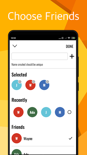 SplitNow Screen 2