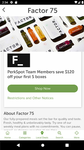 PerkSpot Screen 3