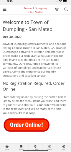 Android application Town of Dumpling - San Mateo screenshort
