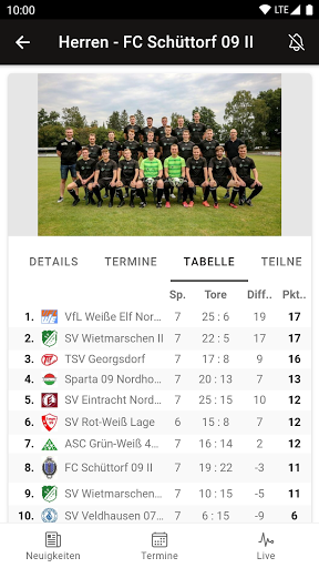 FC Schüttorf 09 e.V. Screen 3