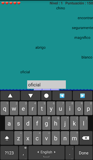 Spanish typing practice - Acid Screen 3