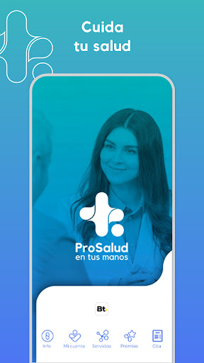 Android application ProSalud Beat screenshort