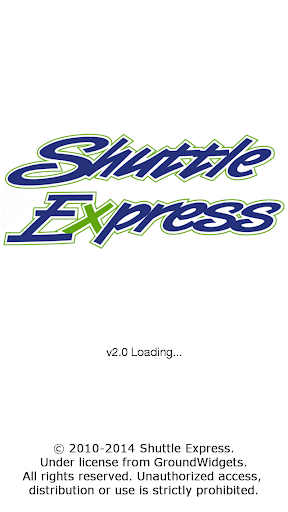 Android application Shuttle Express screenshort