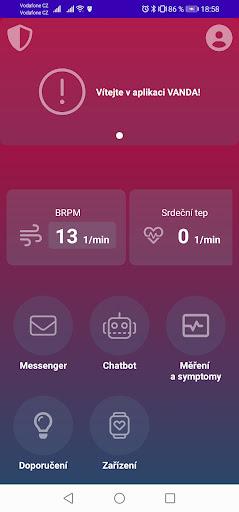 Android application Principal Telemedicine (VANDA) screenshort