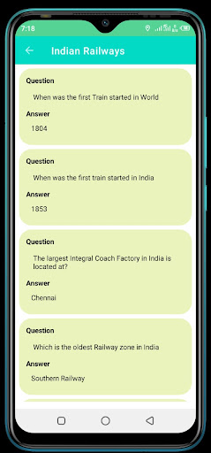 General Knowledge MCQs Academy Screen 3