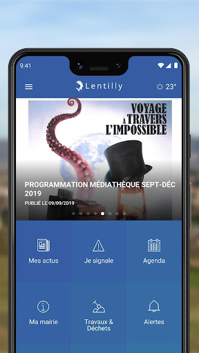 Android application Ville de Lentilly screenshort