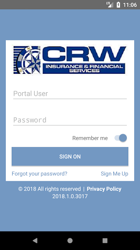 Android application CRW APP screenshort