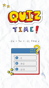 Algebra Math Puzzle Game