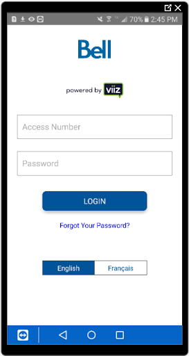 Android application Bell IP Relay Business screenshort