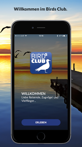 Android application Birds Club screenshort