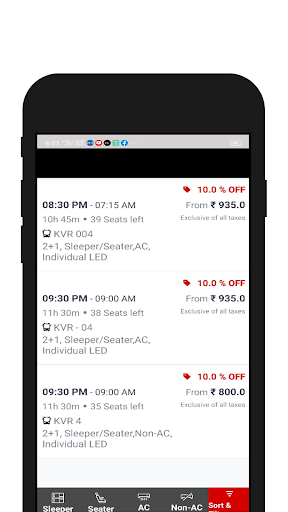 KVR Tours & Travels Screen 3