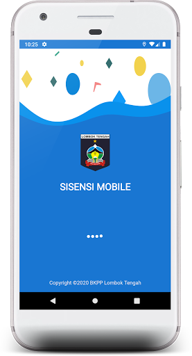 Android application Sisensi Mobile screenshort