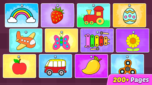 Android application Drawing and Coloring Games screenshort