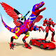 Flying Dinosaur Robot Car Transform: Dino Games Laai af op Windows