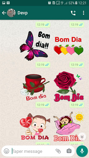 Figurinhas Bom dia Boa tarde e Boa noite NOVOS