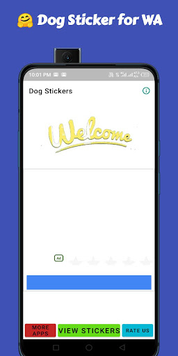 Android application Dog Stickers for WA screenshort