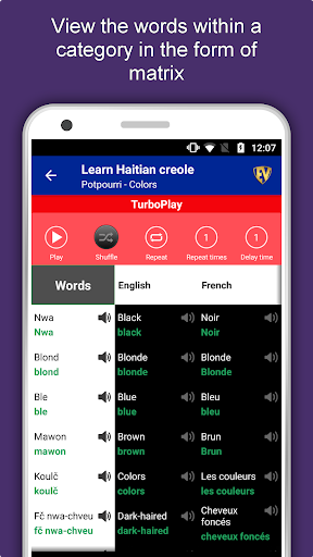 Screenshot of Learn Haitian Creole Language