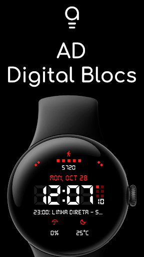 Android application AD Digital Blocs - Watch Face screenshort