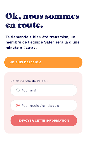 Android application Safer Plage screenshort