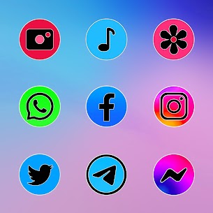 Pixel One Ui Fluo Icon Pack APK (Patched/Full) 3