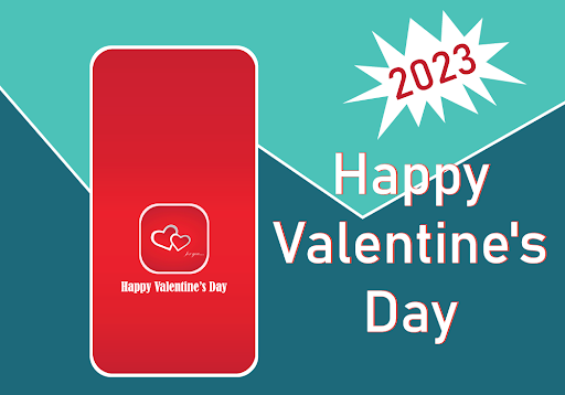 Android application Happy Valentines Day 2023 screenshort