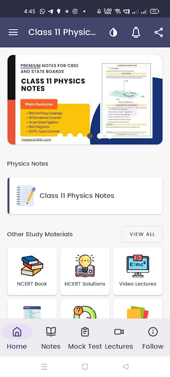 Class 11 Physics Notes - 1.0.1 - (Android)