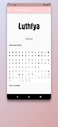 Font Finder Pro Screen 2