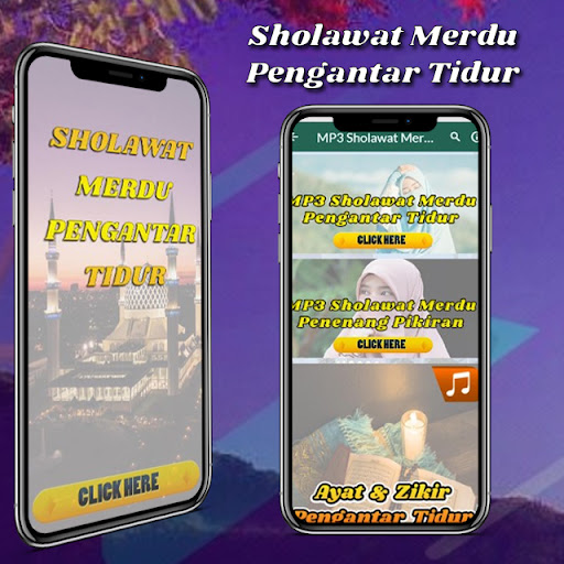 Android application Sholawat Nabi Pengantar Tidur screenshort