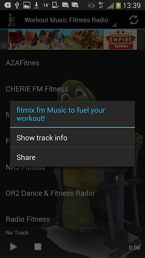 Workout Music Fitness Radio Screen 2