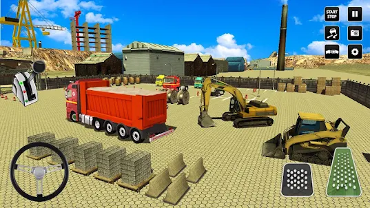 市 施工 模擬器： 叉車 卡車 遊戲