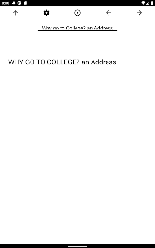 Book, Why go to College? an Ad Screen 3