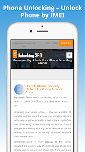 Unlock Phone – All Models Unknown