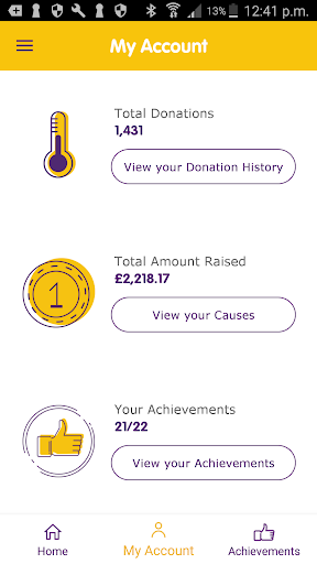 Shop&Give Screen 2