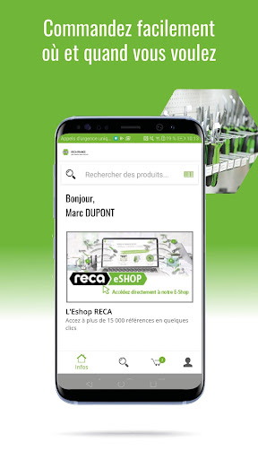 Android application RECA France screenshort