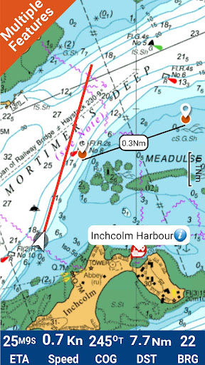 Scotland GPS Map Navigator Screenshot
