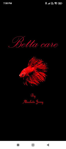 Android application Betta care screenshort