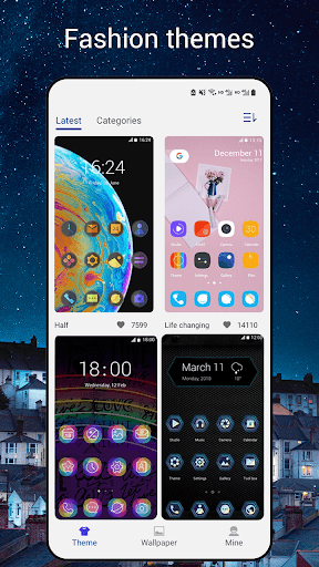 NewLook Launcher - Galaxy star map launcher 2.6 screenshots 4