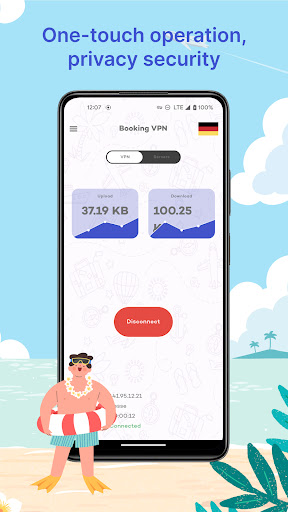 Booking VPN: Travel Everywhere Screen 2