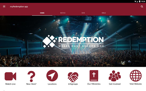 Screenshot of Redemption Church
