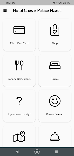 Android application Hotel Caesar Palace - Naxos screenshort