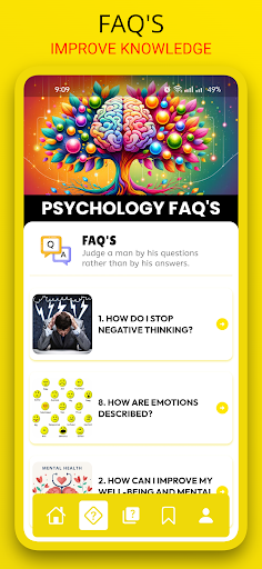 Screenshot of Learn Psychology: Psycho Facts