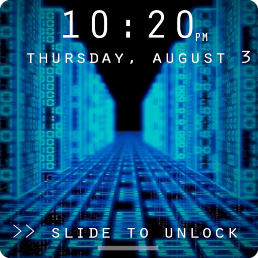 Digital Matrix Lock Screen logo