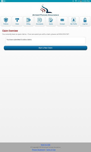 Armed Forces Insurance Mobile Screen 3