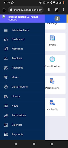 Android application KRISHNA SUDARSAN PUBLIC SCHOOL screenshort