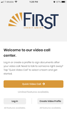 Android application First Video eBranch screenshort