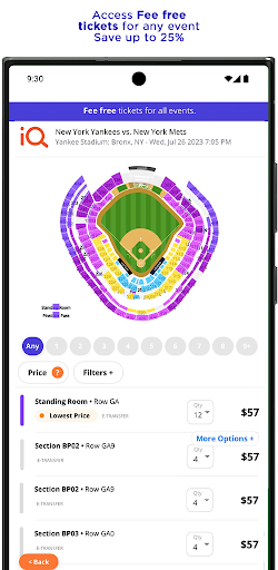 TicketIQ | No Fee Tickets Screenshot 3 - AppWisp.com
