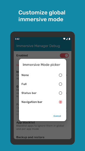 Legacy Immersive Mode Manager screenshot 1